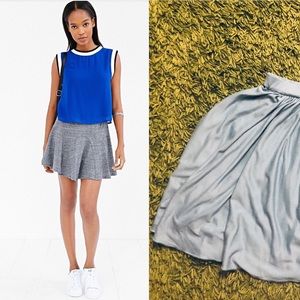 UO Silence and Noise light teal green mini skirt